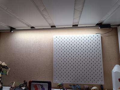 Light for desk under loft bed Ikea Smastad
