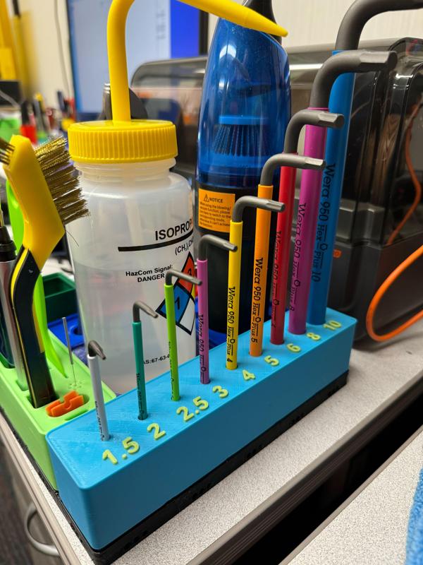 Gridfinity Wera Allen Wrench Holder