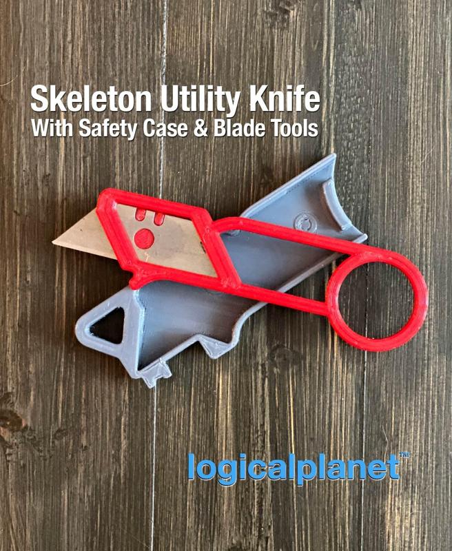 Skeleton Style Utility Knife (and Safety Case with integrated tools)