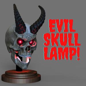 EVIL SKULL LAMP (ALL IN SET)