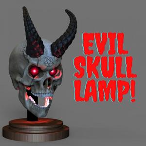 EVIL SKULL LAMP (BASIC)