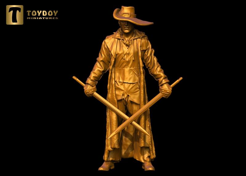 Veteran (Captain Ala Triste)  32/54mm scale -Golden Heroes