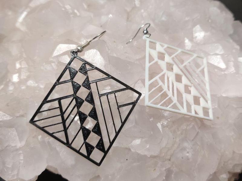 Art Deco Diamond Earrings