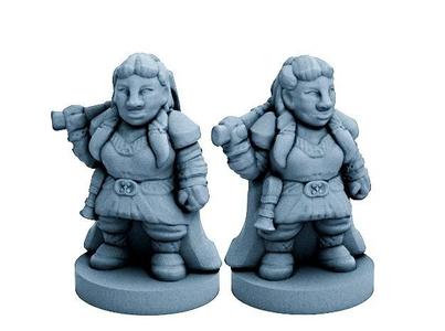 Dwarfclan War Hero (18mm scale)