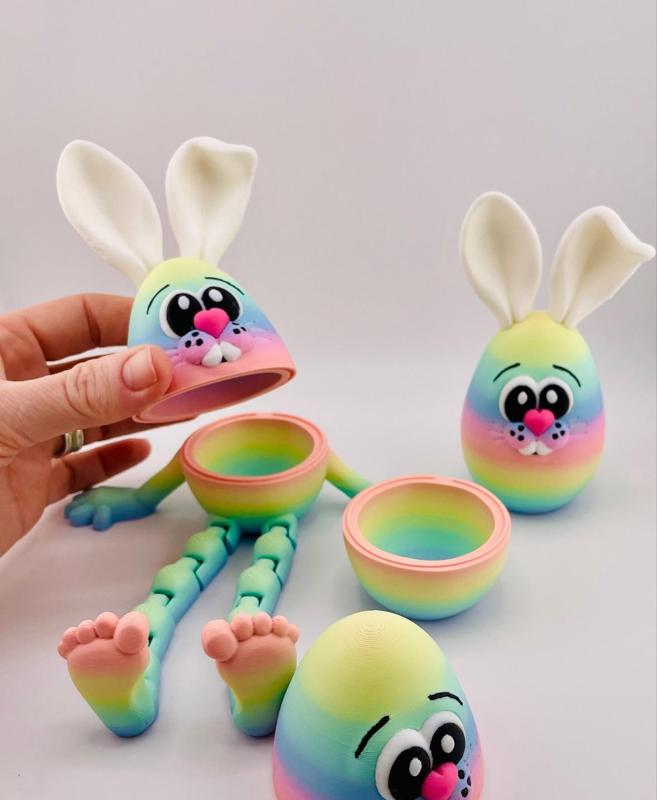 Flexi Bunny Eggs Hollow Version