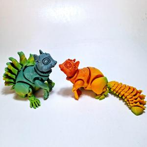 Funny Squirrel (All Articulated _ Support free_STL/3MF)