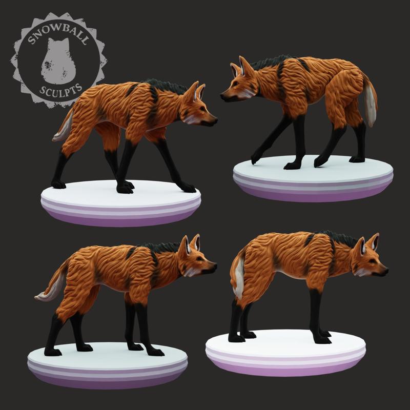 Maned Wolf Set