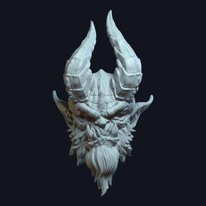 Demonv2 - Custom Action Figure Head