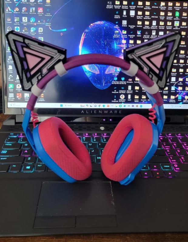Sci-Fi Cat Ear Headphone Accessories