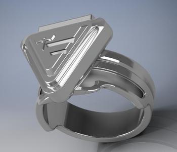 Doctor evil ring v3 size 11.5 21mm diameter