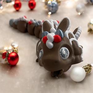 Winged Gingerbread Dragon