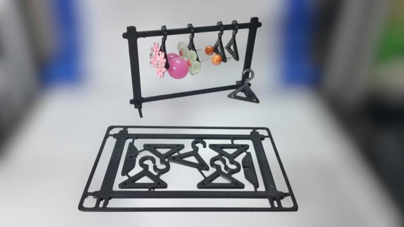 Mini Earring Wardrobe Organizer Kit Card