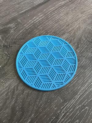 3D Square Drink Coaster