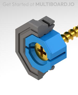 Raised Snap - Countersink Flush Mount