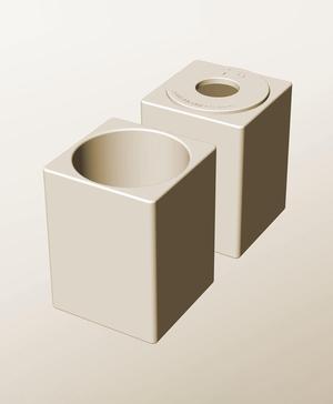 CS96-140-P Stackable pierced bin box module for creative decor