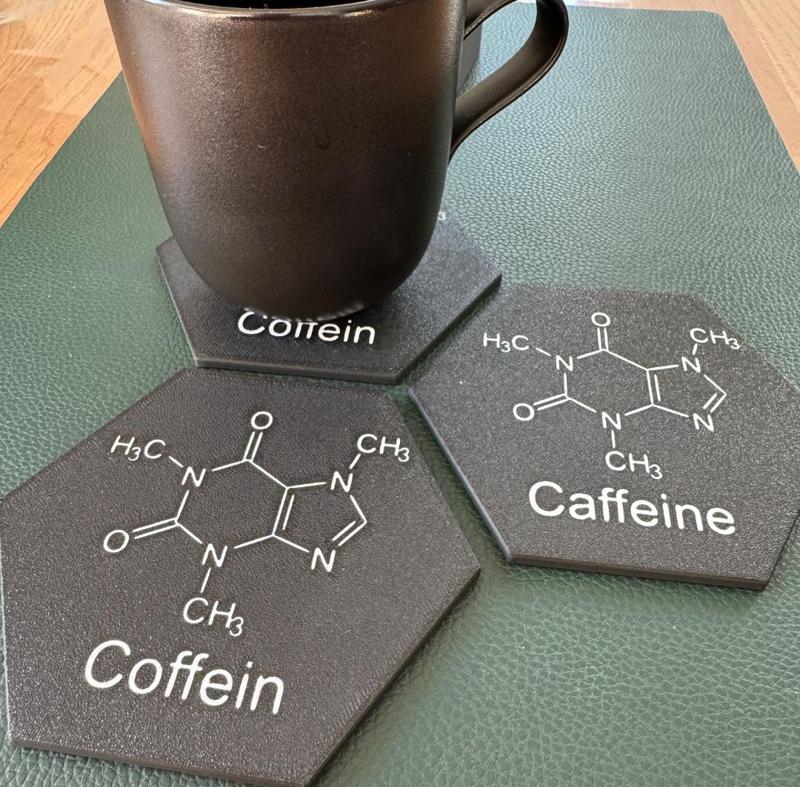 Coffee Coaster Caffeine coffee trivet 