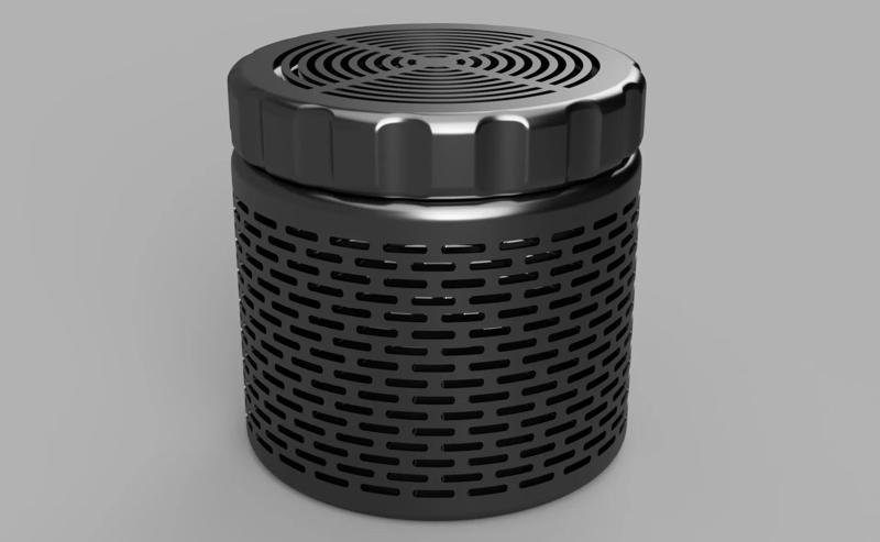 Silica gel spool container 