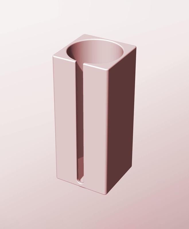 CS68-180-S Modular slotted component container modern decor