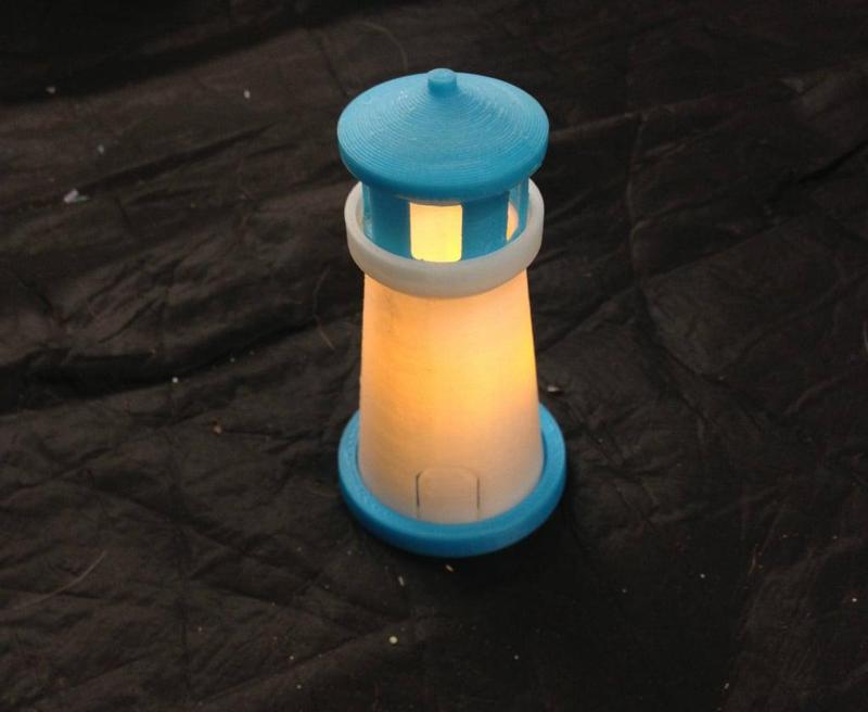 Mini Light-Up Lighthouse