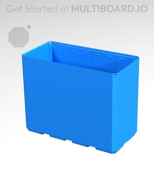 4x2x3 - Simple Walls - Universal Click-In Multibin Shell Extension