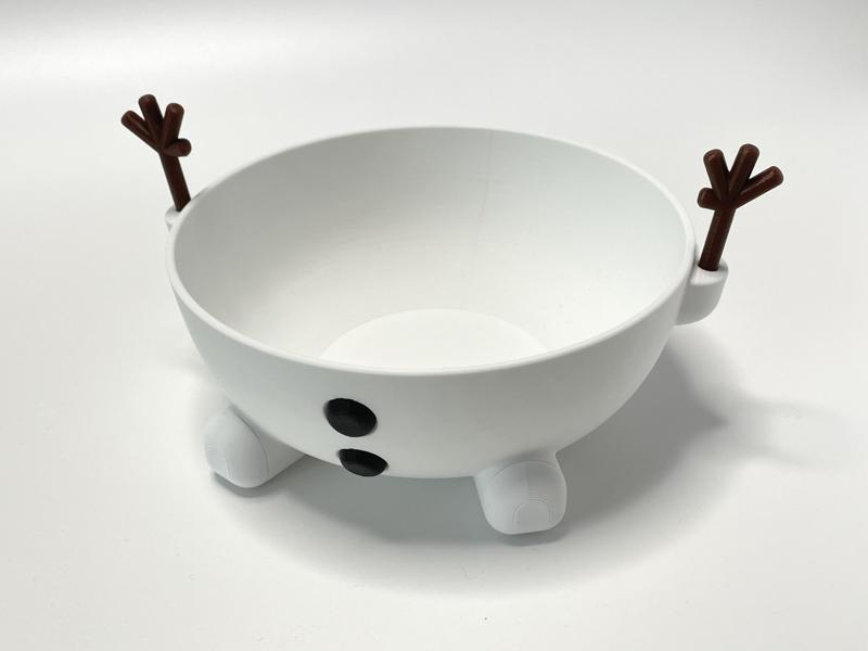 Snowman Olaf Bowl