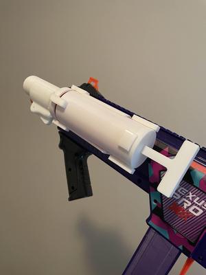 Picatinny mounted silly shell blaster