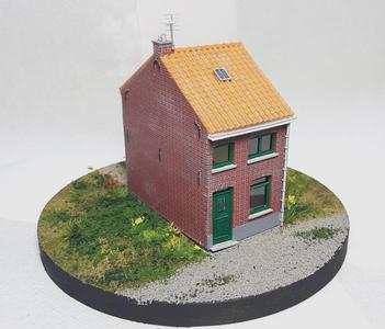 Belgian worker house anno 1950 H0 1:87