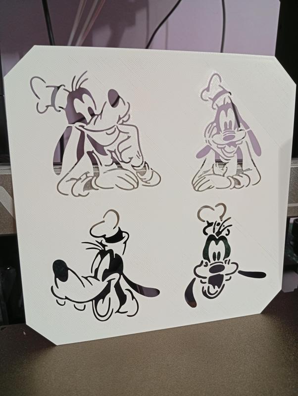 4x Goofy - Stencil template