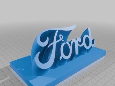 Rotated Ford Logo