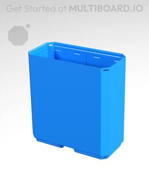 2x1x2 - Simple Walls - Universal Click-In Multibin Shell Extension