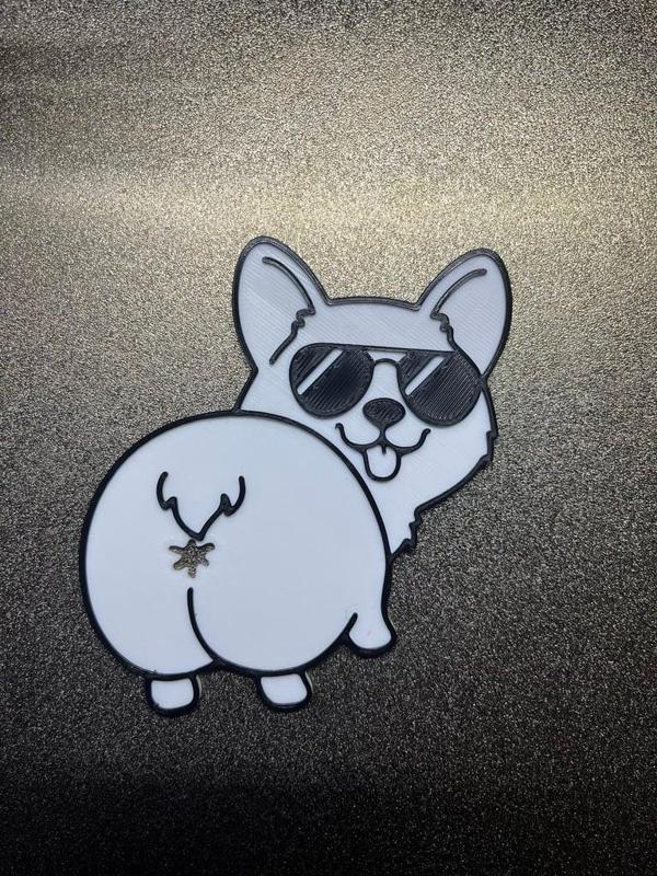 Iconic Corgi Butt - Bread clip/sealer