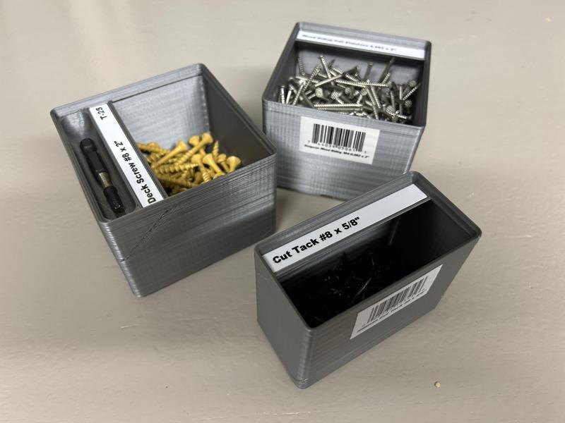 Gridfinity Fastener Bin Template (With Driver Storage)