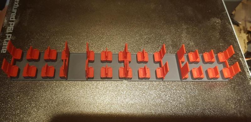 Inneneinrichtung für Märklin H0 Silberlinge 24cm 2farben 