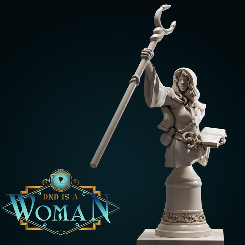 Drow Wizard - Lucasina - Bust