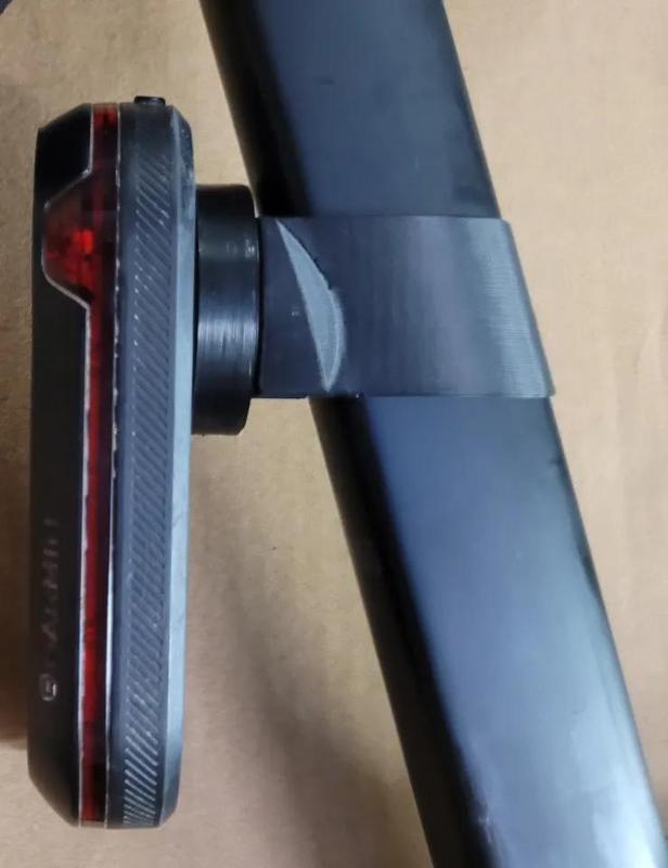 Garmin Varia mount for Canyon Ultimate D-shaped seat post   