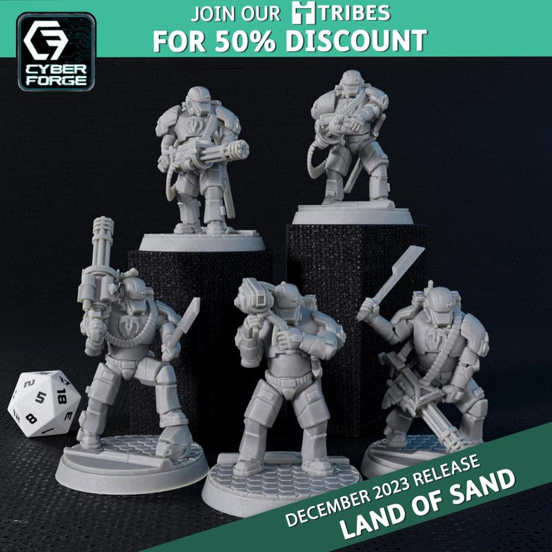 Cyber Forge Return to Land of Sand Ram Heavy Troopers