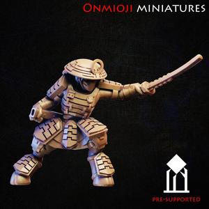 Alien samurai attack