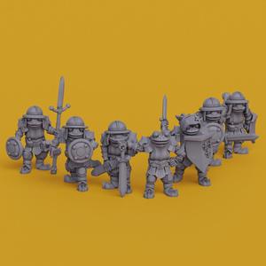 Bullywug Frog Soldier-champion -Commander