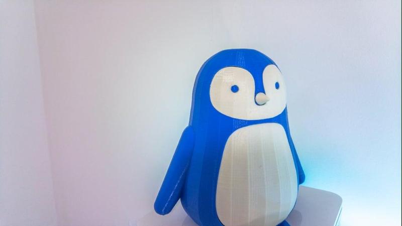 Cute 3D Printable Penguin/Baby Penguin with Drawer Organizer Secret Compartment 