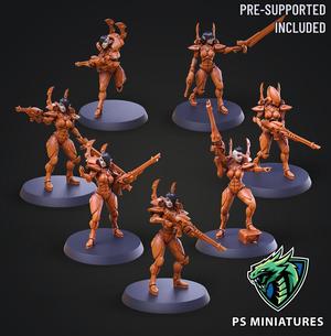 Space Elf Female Soldier Bundle - 40 variants + Pinups