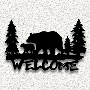 welcome bears  WALL ART HOME DECORt.stl                                              
