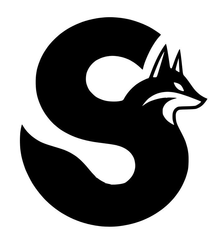 Fox alphabet: Letter S (version 1)