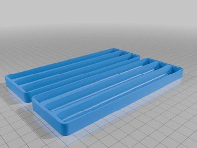 slide box half depth 6 flat lockpicks