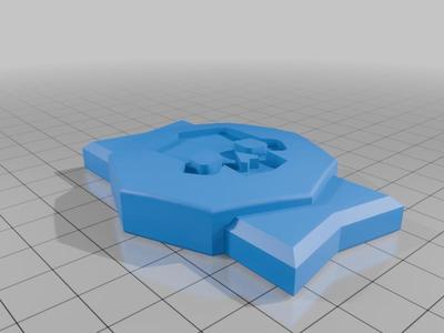 Helldivers 2 Warbond Medal - 2 Color - 8mm x 3mm Magnets 