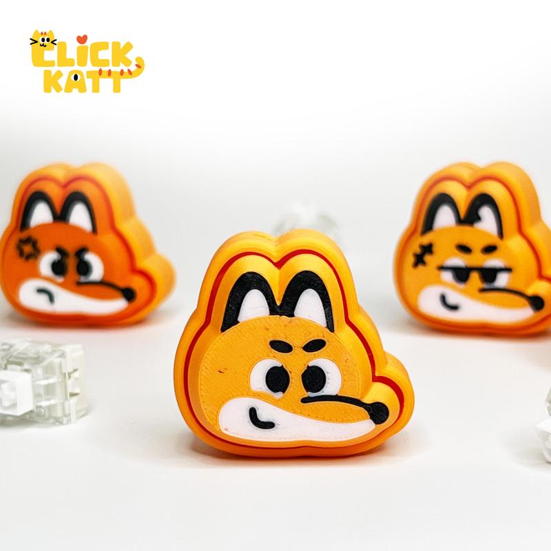 Fox - Clicker Fidget Toy Keychain