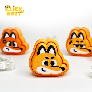 Fox - Clicker Fidget Toy Keychain