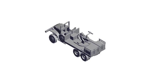 1/87 Scale CCKW 40mm Gun Truck.stl