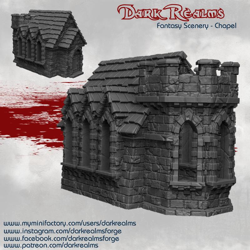 Dark Realms Fantasy Scenery - Chapel