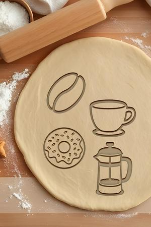 Coffee Cookie Cutter, Biscuit Cutter