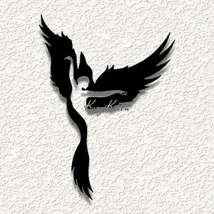angel raven WALL ART HOME DECOR